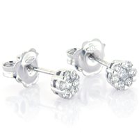 Orecchini Fanton Gioielli Donna ORECCHINI DIAMANTI in Oro bianco Diamante 0.64 Ct FGSOL036ESI2EX - FGSOL036ESI2EX